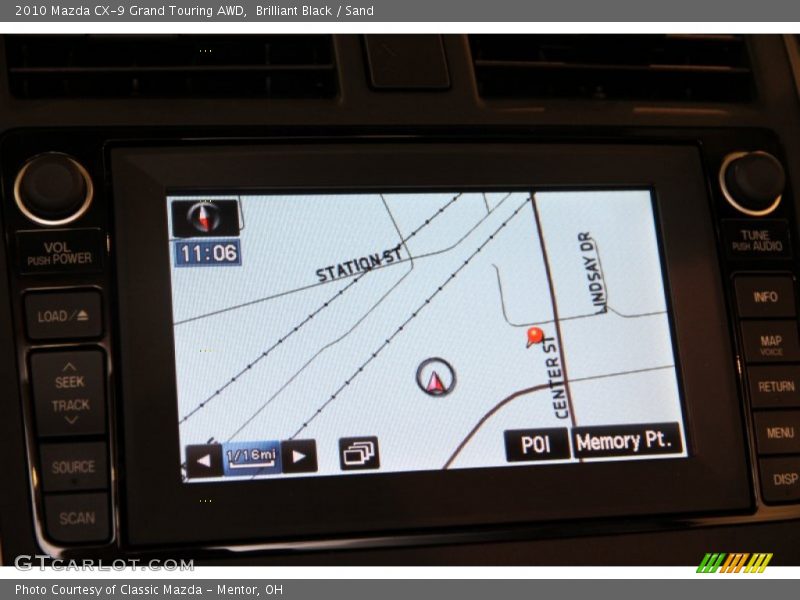 Brilliant Black / Sand 2010 Mazda CX-9 Grand Touring AWD