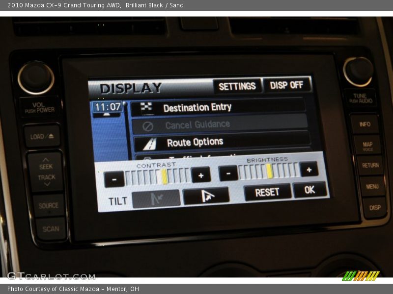 Brilliant Black / Sand 2010 Mazda CX-9 Grand Touring AWD