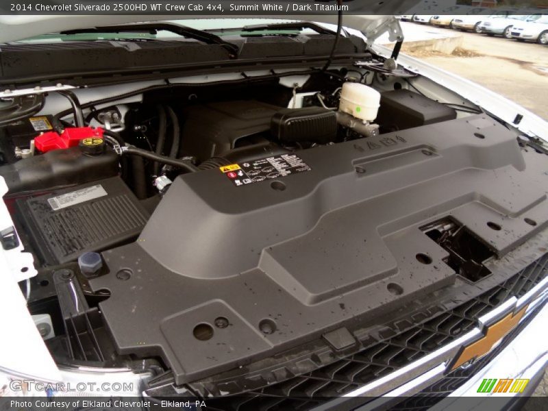 Summit White / Dark Titanium 2014 Chevrolet Silverado 2500HD WT Crew Cab 4x4