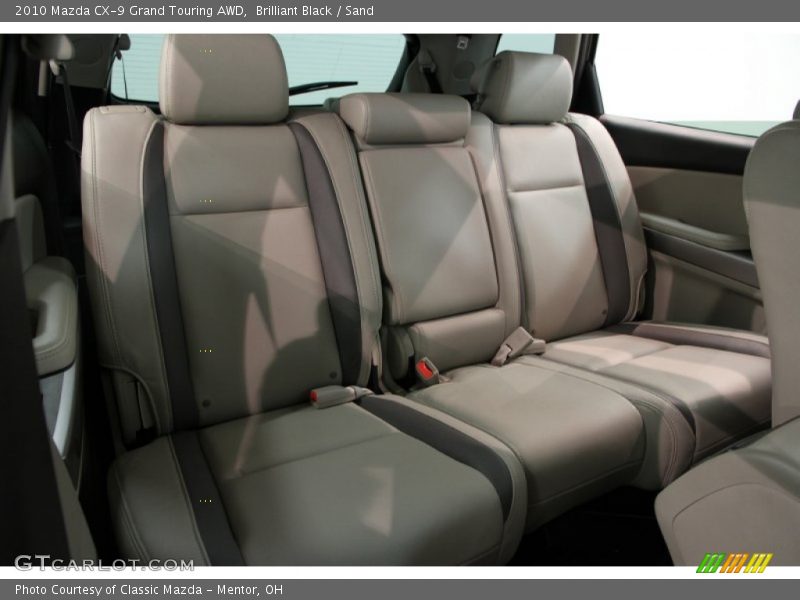 Brilliant Black / Sand 2010 Mazda CX-9 Grand Touring AWD