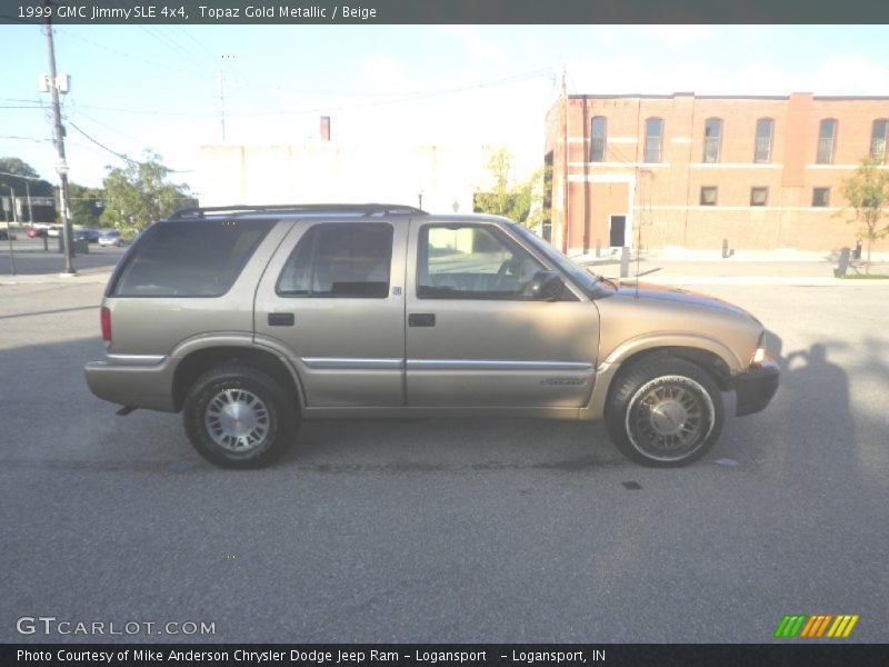 Topaz Gold Metallic / Beige 1999 GMC Jimmy SLE 4x4