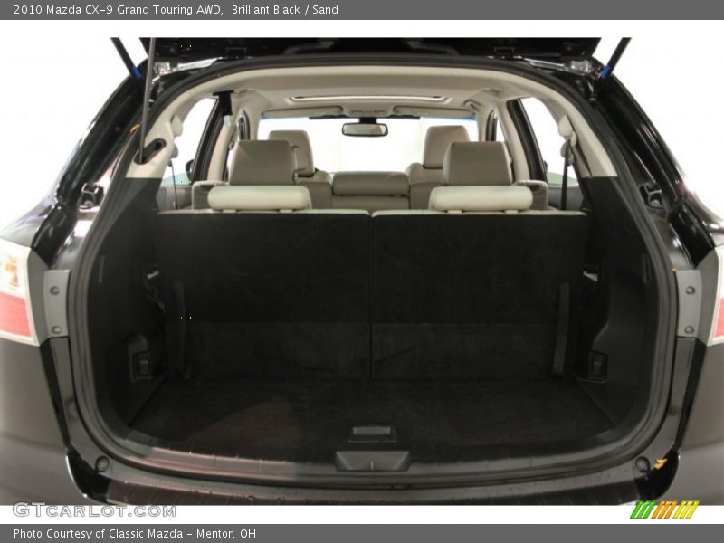 Brilliant Black / Sand 2010 Mazda CX-9 Grand Touring AWD