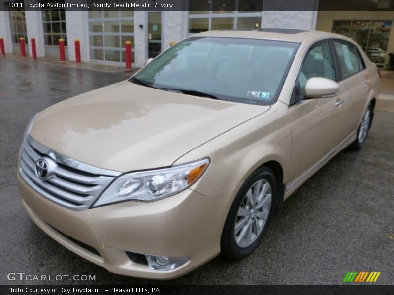 Sandy Beach Metallic / Ivory 2011 Toyota Avalon Limited