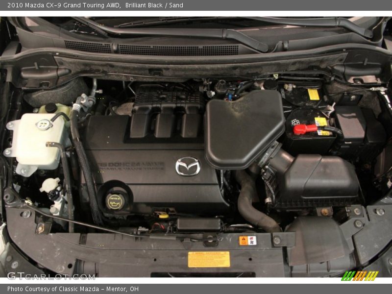 Brilliant Black / Sand 2010 Mazda CX-9 Grand Touring AWD
