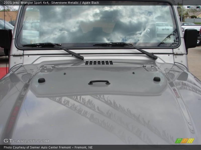 Silverstone Metallic / Agate Black 2001 Jeep Wrangler Sport 4x4