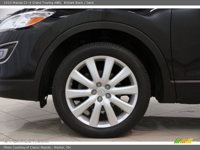 Brilliant Black / Sand 2010 Mazda CX-9 Grand Touring AWD