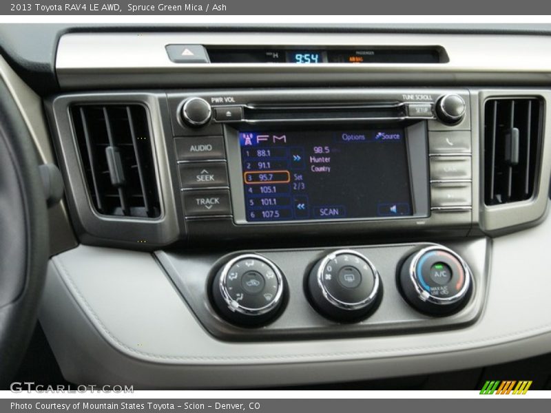 Spruce Green Mica / Ash 2013 Toyota RAV4 LE AWD