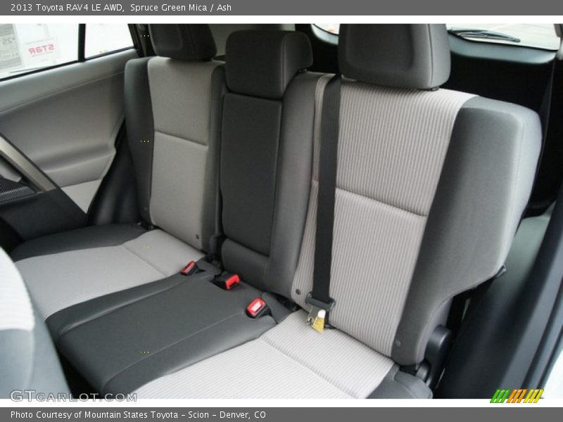 Spruce Green Mica / Ash 2013 Toyota RAV4 LE AWD