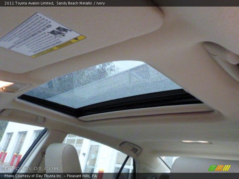 Sandy Beach Metallic / Ivory 2011 Toyota Avalon Limited