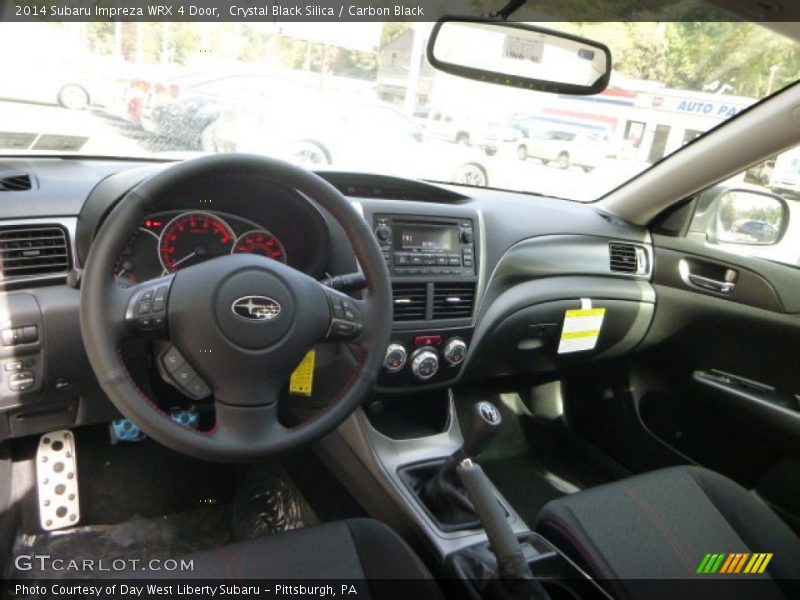 Dashboard of 2014 Impreza WRX 4 Door
