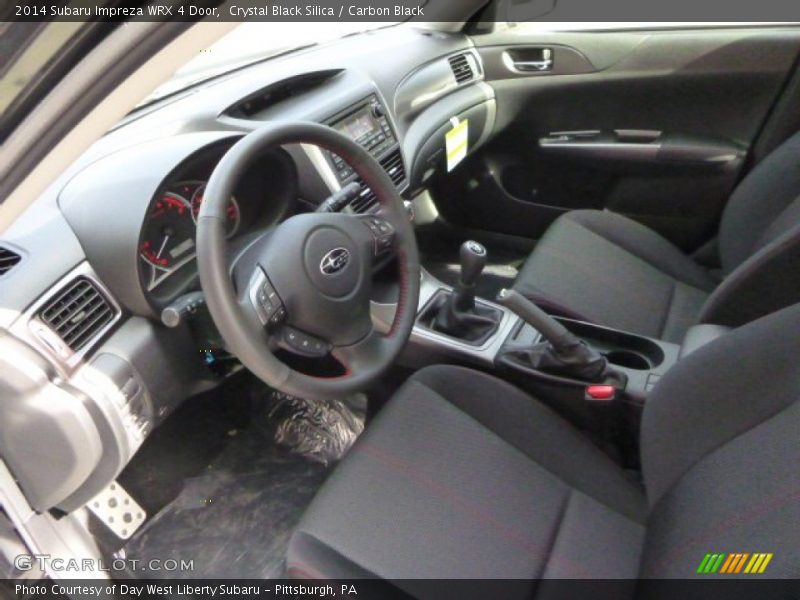  2014 Impreza WRX 4 Door Carbon Black Interior