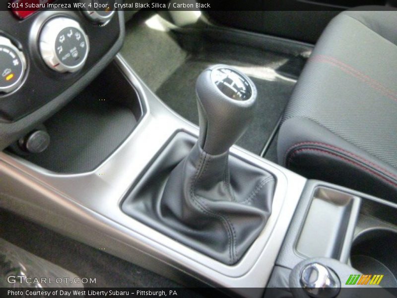  2014 Impreza WRX 4 Door 5 Speed Manual Shifter