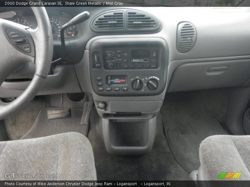 Shale Green Metallic / Mist Gray 2000 Dodge Grand Caravan SE