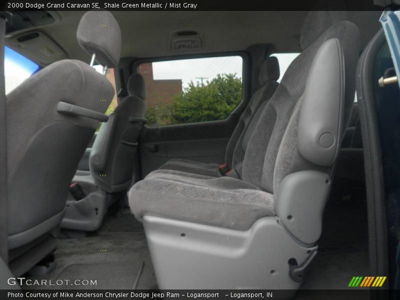 Shale Green Metallic / Mist Gray 2000 Dodge Grand Caravan SE