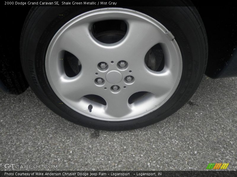 Shale Green Metallic / Mist Gray 2000 Dodge Grand Caravan SE
