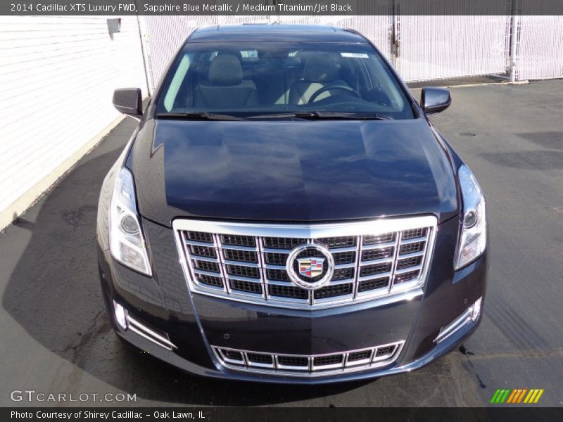 Sapphire Blue Metallic / Medium Titanium/Jet Black 2014 Cadillac XTS Luxury FWD