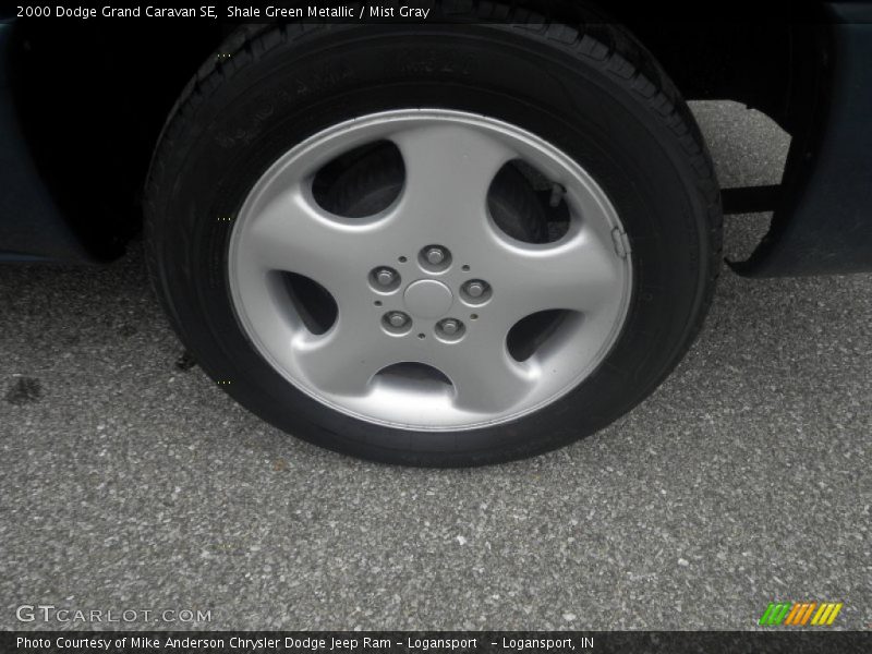 Shale Green Metallic / Mist Gray 2000 Dodge Grand Caravan SE