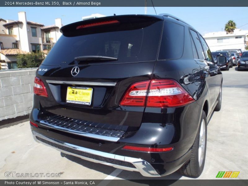 Black / Almond Beige 2014 Mercedes-Benz ML 350