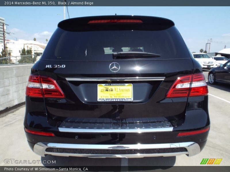 Black / Almond Beige 2014 Mercedes-Benz ML 350