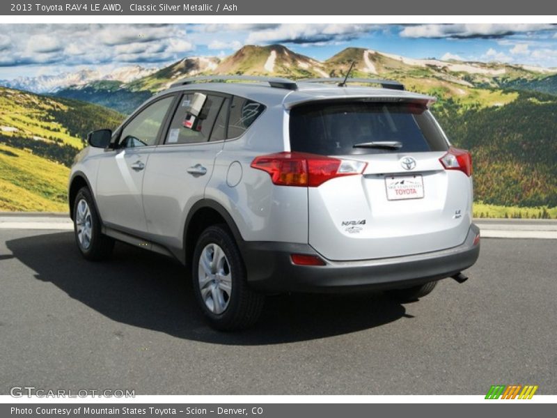 Classic Silver Metallic / Ash 2013 Toyota RAV4 LE AWD