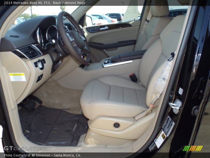 Black / Almond Beige 2014 Mercedes-Benz ML 350