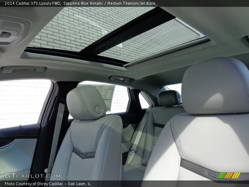 Sapphire Blue Metallic / Medium Titanium/Jet Black 2014 Cadillac XTS Luxury FWD