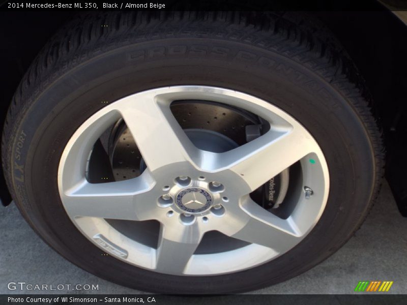 Black / Almond Beige 2014 Mercedes-Benz ML 350
