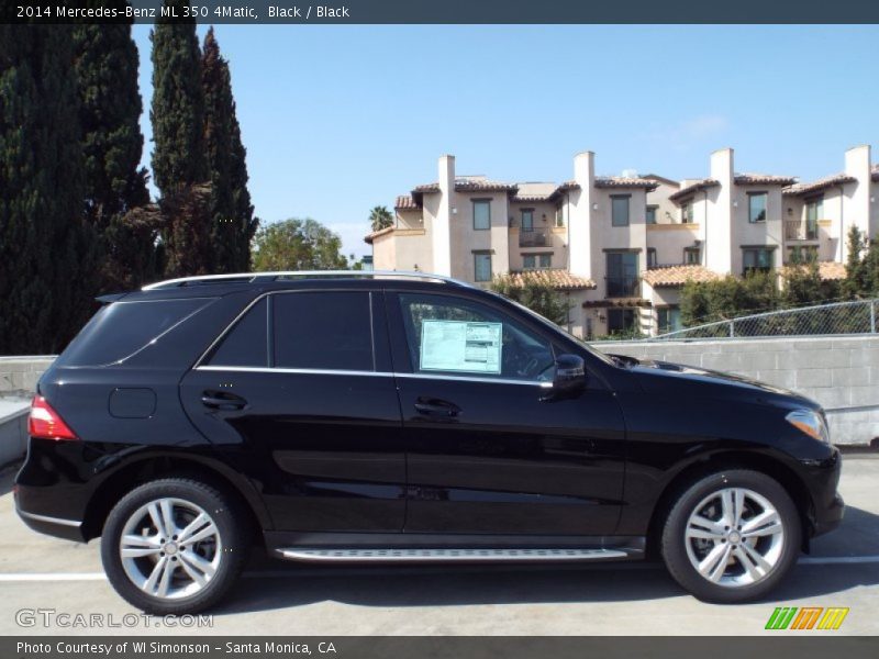 Black / Black 2014 Mercedes-Benz ML 350 4Matic