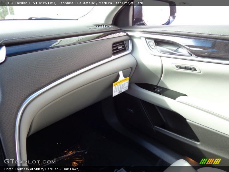 Sapphire Blue Metallic / Medium Titanium/Jet Black 2014 Cadillac XTS Luxury FWD