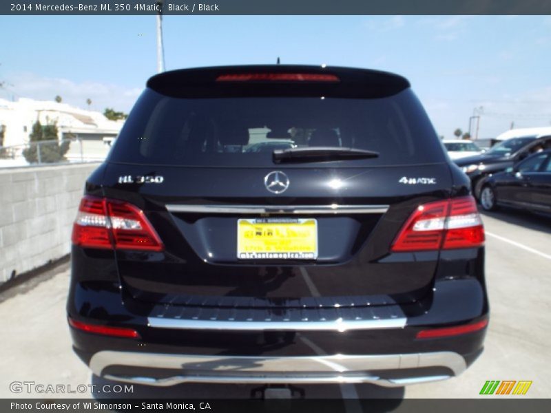 Black / Black 2014 Mercedes-Benz ML 350 4Matic