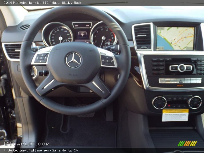 Black / Black 2014 Mercedes-Benz ML 350 4Matic