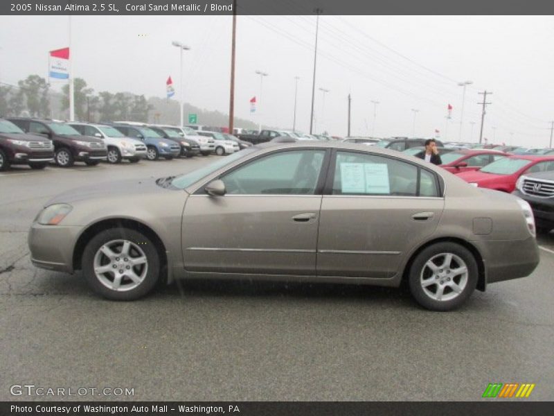 Coral Sand Metallic / Blond 2005 Nissan Altima 2.5 SL