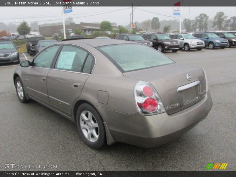 Coral Sand Metallic / Blond 2005 Nissan Altima 2.5 SL