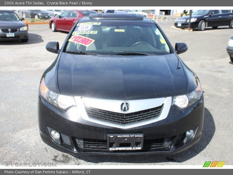 Crystal Black Pearl / Ebony 2009 Acura TSX Sedan