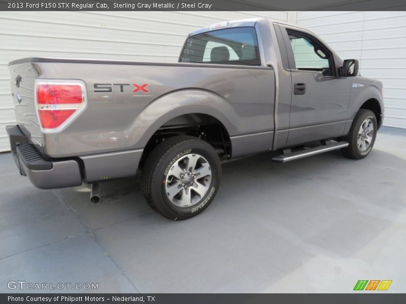 Sterling Gray Metallic / Steel Gray 2013 Ford F150 STX Regular Cab