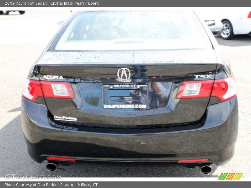 Crystal Black Pearl / Ebony 2009 Acura TSX Sedan