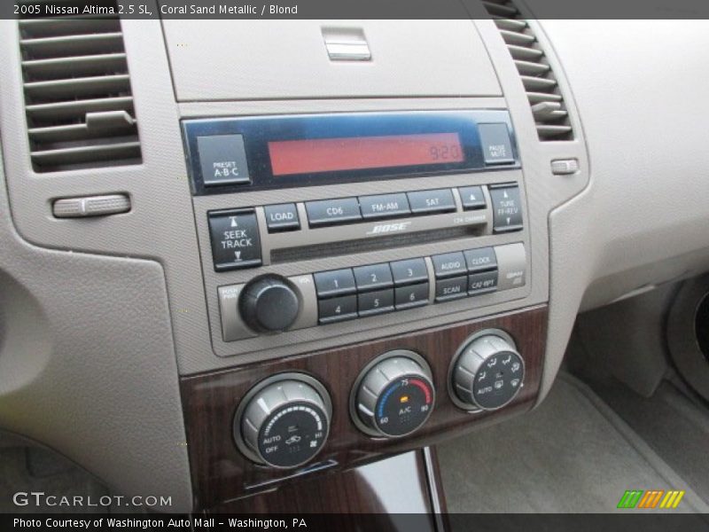 Coral Sand Metallic / Blond 2005 Nissan Altima 2.5 SL