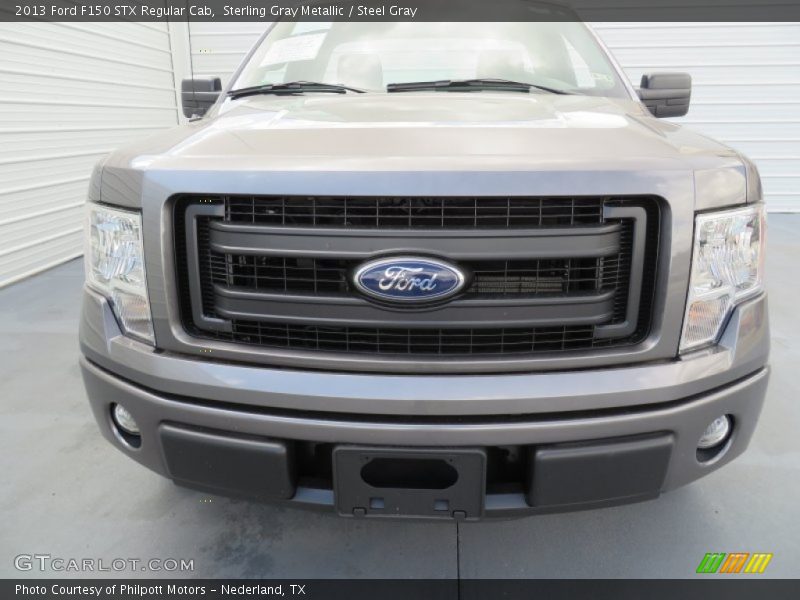 Sterling Gray Metallic / Steel Gray 2013 Ford F150 STX Regular Cab