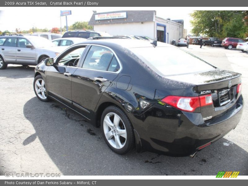 Crystal Black Pearl / Ebony 2009 Acura TSX Sedan