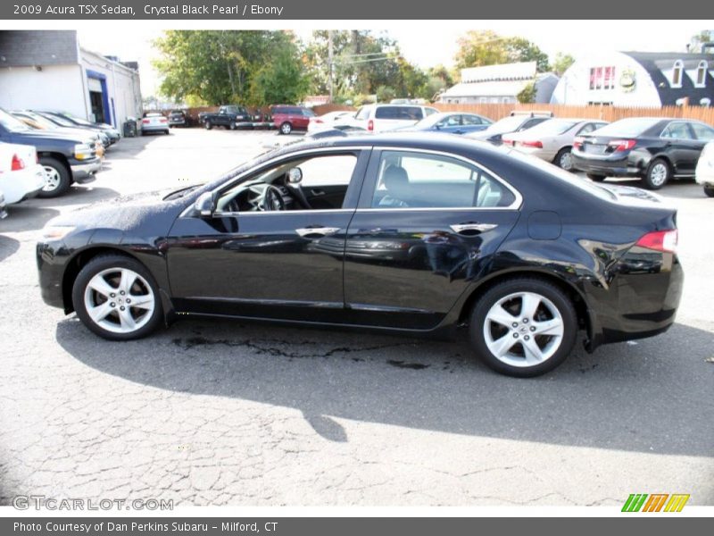 Crystal Black Pearl / Ebony 2009 Acura TSX Sedan