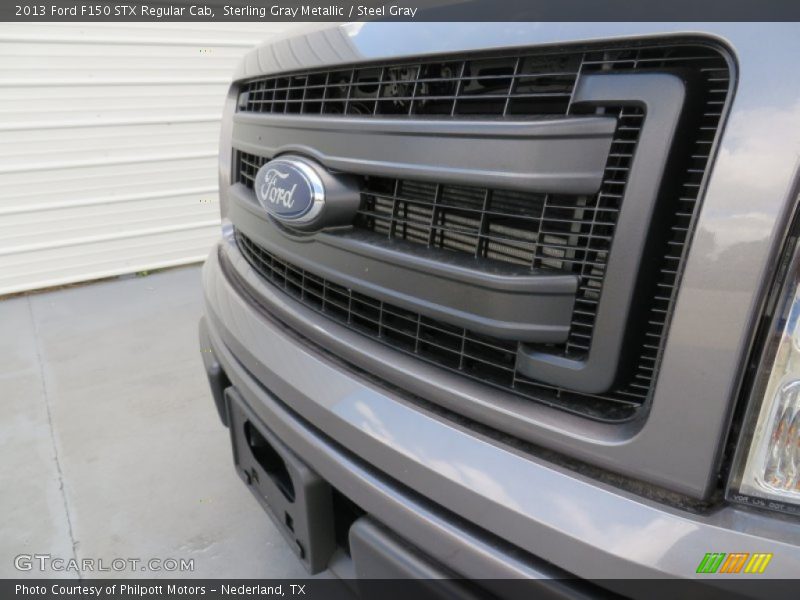 Sterling Gray Metallic / Steel Gray 2013 Ford F150 STX Regular Cab