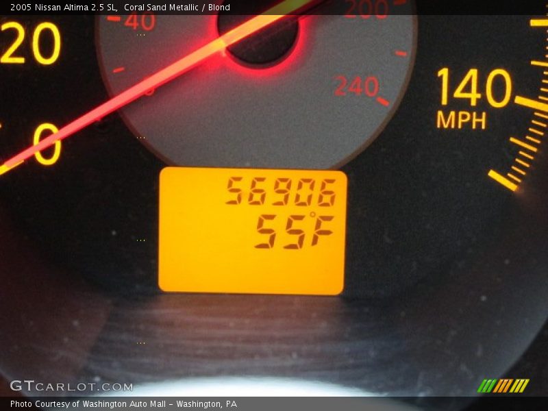 Coral Sand Metallic / Blond 2005 Nissan Altima 2.5 SL