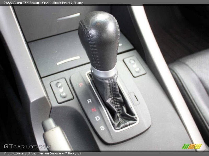 Crystal Black Pearl / Ebony 2009 Acura TSX Sedan