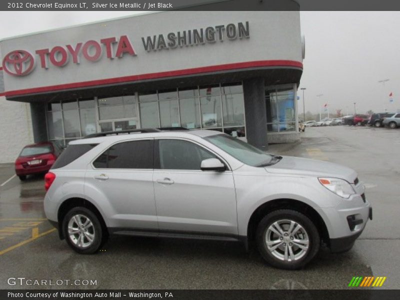 Silver Ice Metallic / Jet Black 2012 Chevrolet Equinox LT
