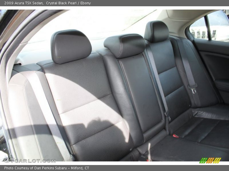 Crystal Black Pearl / Ebony 2009 Acura TSX Sedan