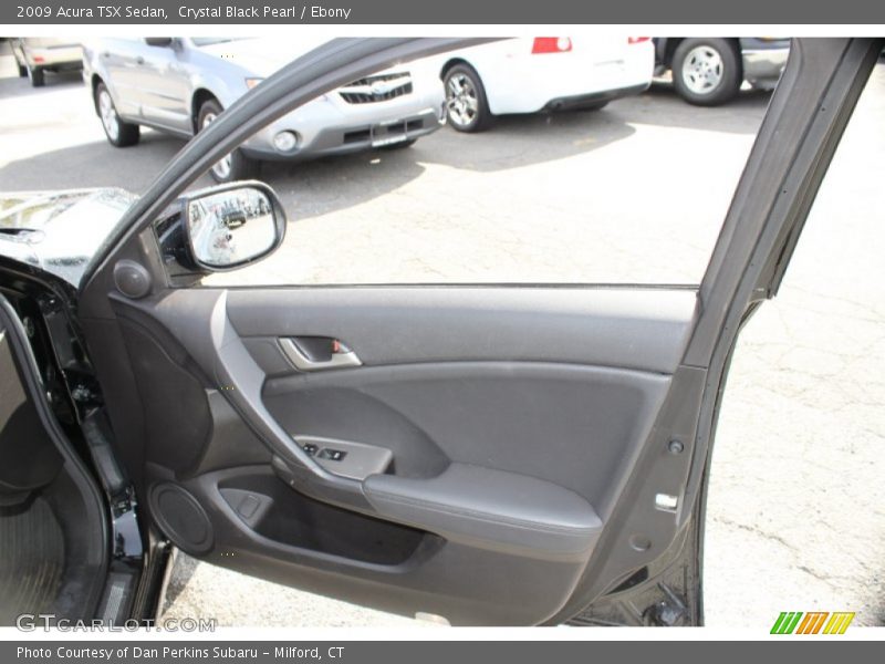Crystal Black Pearl / Ebony 2009 Acura TSX Sedan