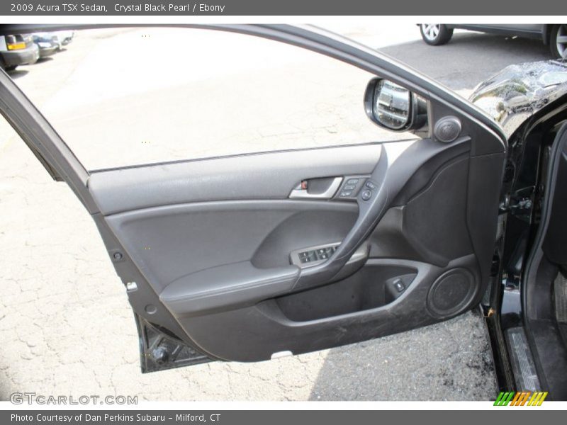 Crystal Black Pearl / Ebony 2009 Acura TSX Sedan