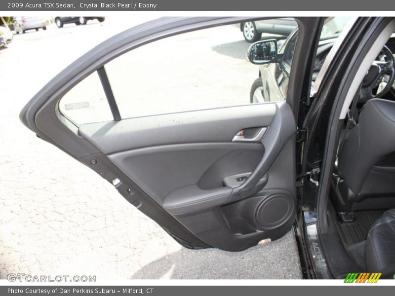 Crystal Black Pearl / Ebony 2009 Acura TSX Sedan