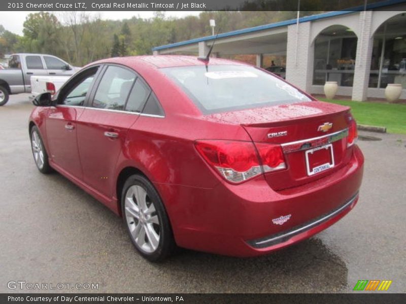 Crystal Red Metallic Tintcoat / Jet Black 2013 Chevrolet Cruze LTZ