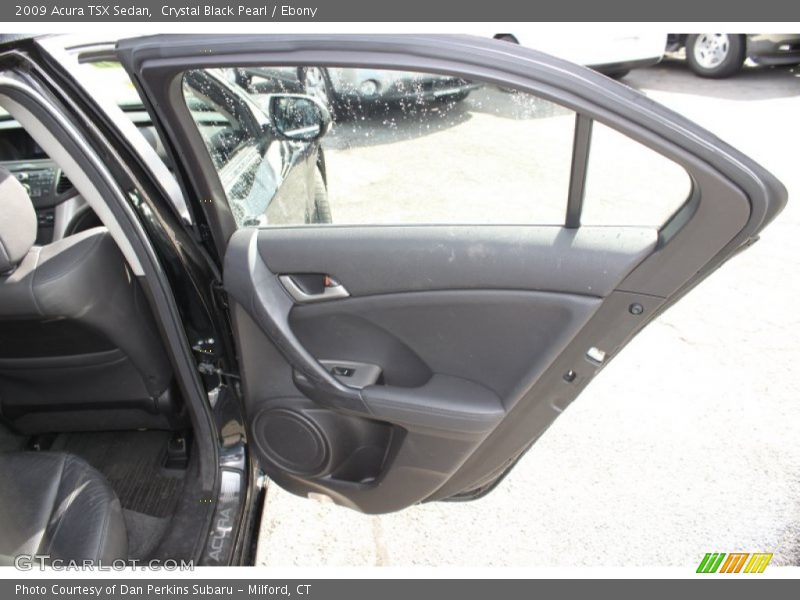 Crystal Black Pearl / Ebony 2009 Acura TSX Sedan